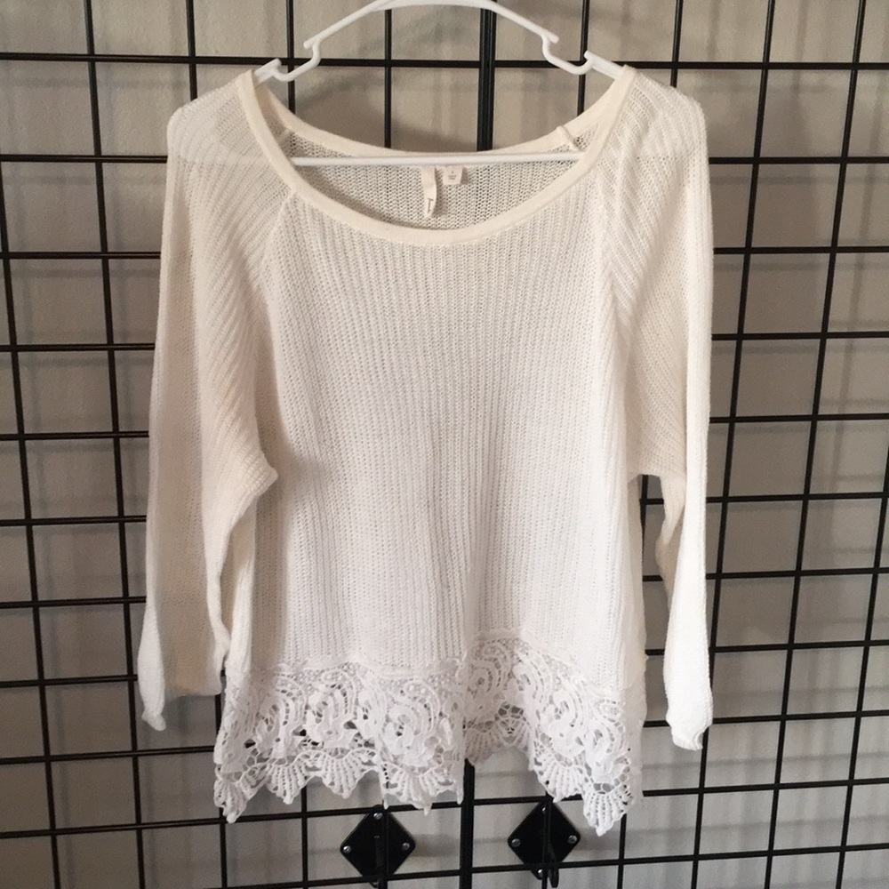 BP Frenchi lace sweater